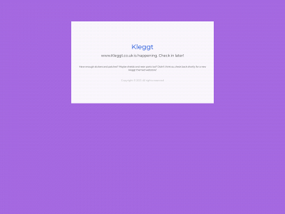 kleggt.co.uk snapshot