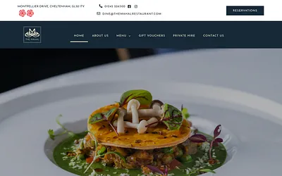 themahalrestaurant.com snapshot