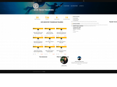 divetechtraining.com snapshot