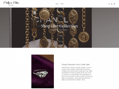 prettyinpatina.com snapshot