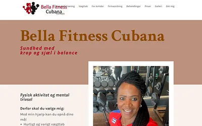 bellafitnesscubana.dk snapshot