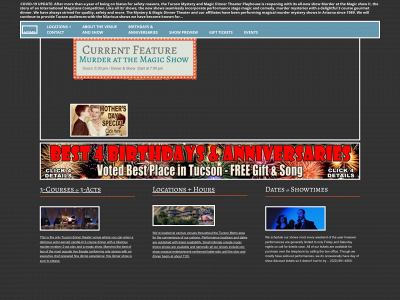 tucsondinnertheater.com snapshot
