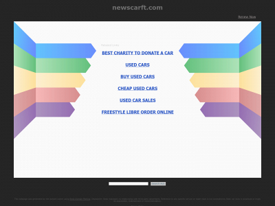 newscarft.com snapshot