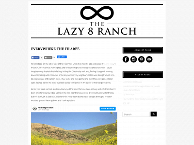 thelazy8ranch.com snapshot