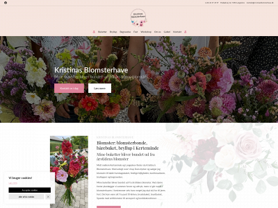kristinasblomsterhave.dk snapshot