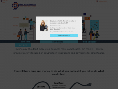 plutomicrobusiness.com snapshot