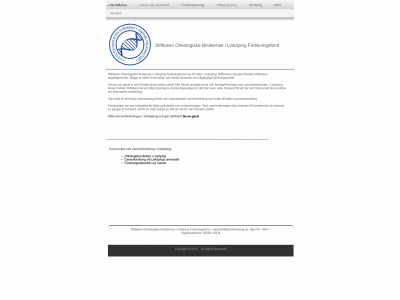 cancerstiftelsenlinkoping.se snapshot