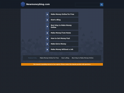 newmoneyblog.com snapshot