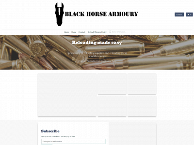 blackhorsearmoury.com.au snapshot