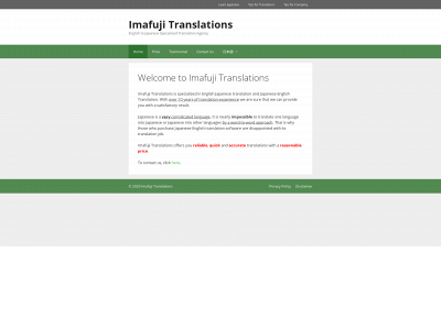 imafujitranslations.com snapshot