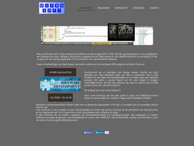 muprosoft.be snapshot