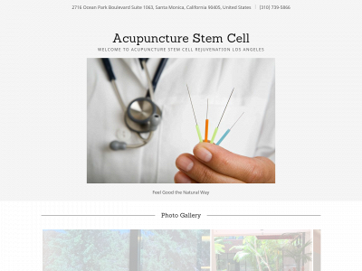 acupuncturestemcell.com snapshot