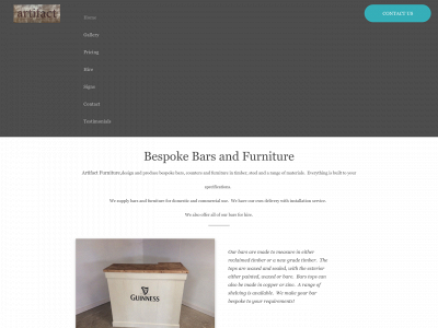 artifactfurniture.co.uk snapshot