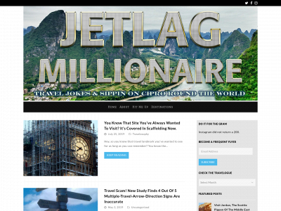 jetlagmillionaire.com snapshot