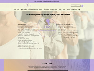 drwmentalwellness.org snapshot