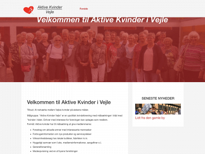aktivekvinder-vejle.dk snapshot