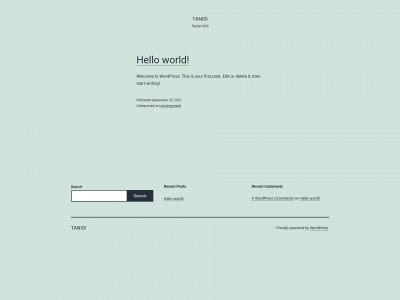tanisi.info snapshot