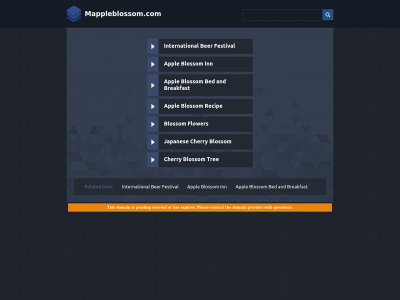 mappleblossom.com snapshot