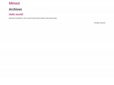 mimezi.com snapshot