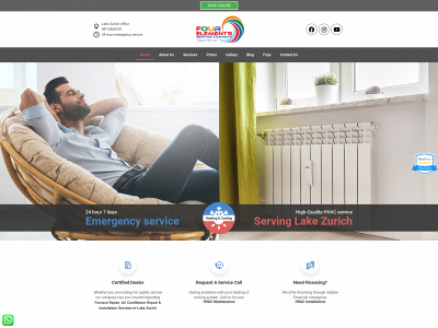 fourelementservice.com snapshot