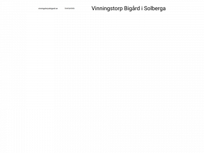 vinningstorpsbigard.se snapshot
