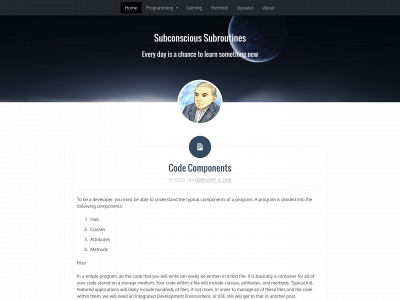 subconscioussubroutines.com snapshot