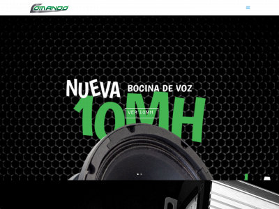 comandoaudio.com snapshot
