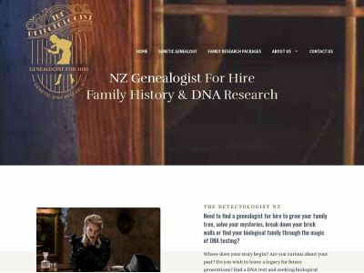 genealogist.nz snapshot