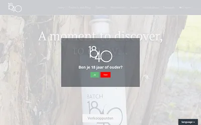 1840spirits.be snapshot
