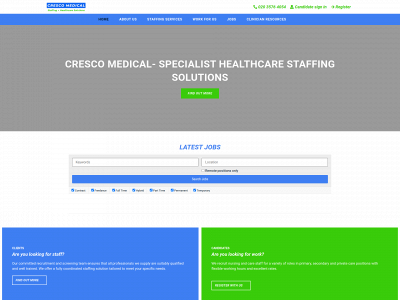 crescomedical.co.uk snapshot