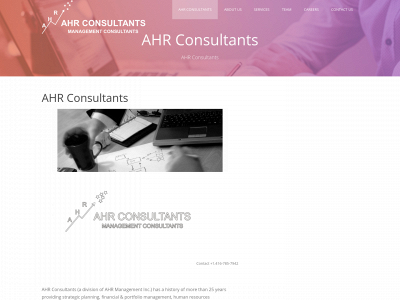 ahrconsultants.com snapshot