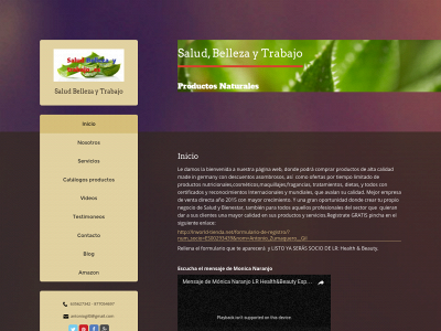 saludbellezaytrabajo.es snapshot