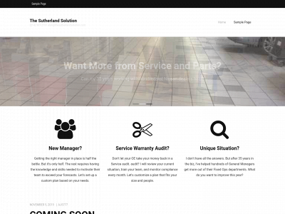 thesutherlandsolution.com snapshot