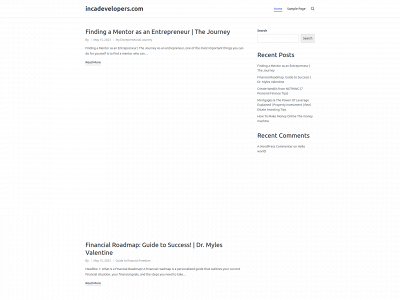 incadevelopers.com snapshot