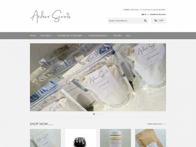 ardourscents.co.uk snapshot