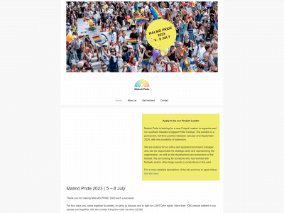 malmopride.com snapshot
