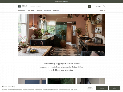 artisantilescompany.com snapshot