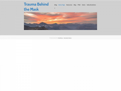 traumabehindthemask.com snapshot