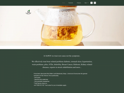 sawinherbal.com snapshot