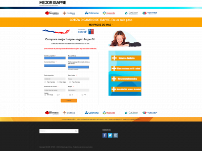 mejorisapre.cl snapshot