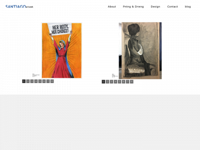 www.santiagoartwork.com snapshot