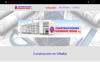 www.construccionesfernandoinsua.com snapshot