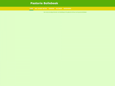 pastoriebollebeek.be snapshot