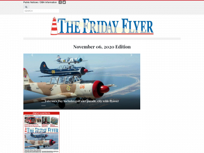 fridayflyer.com snapshot