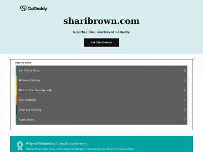 sharibrown.com snapshot