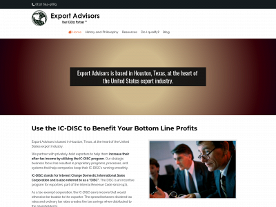 exportadvisors.com snapshot