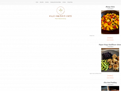 ellisearthlyeats.com snapshot