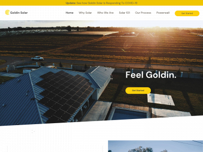 goldinsolar.com snapshot
