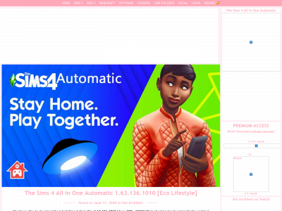 thesimarchitect.com snapshot