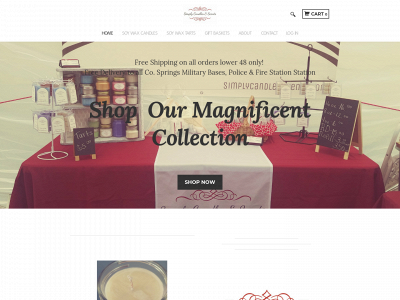 www.simplycandlesscents.com snapshot